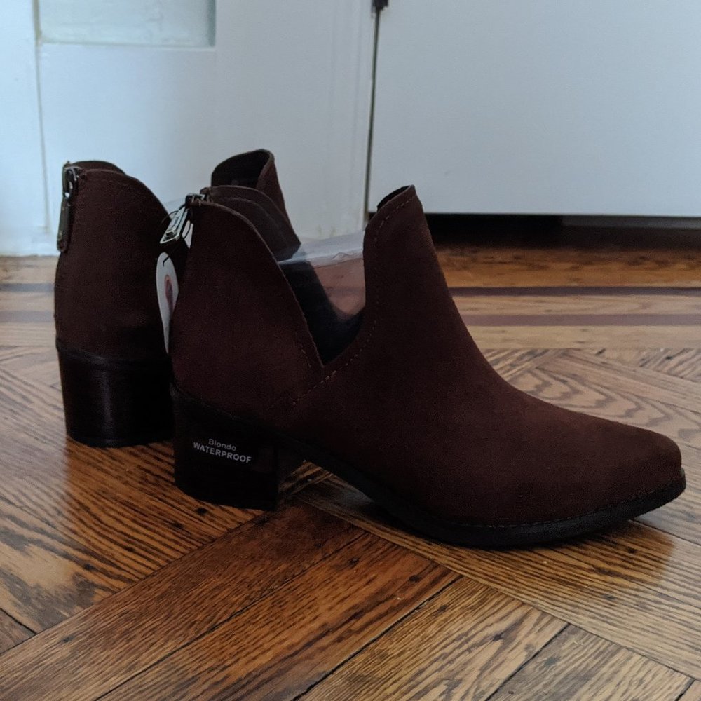 Blondo Suede Eliza Waterproof Bootie